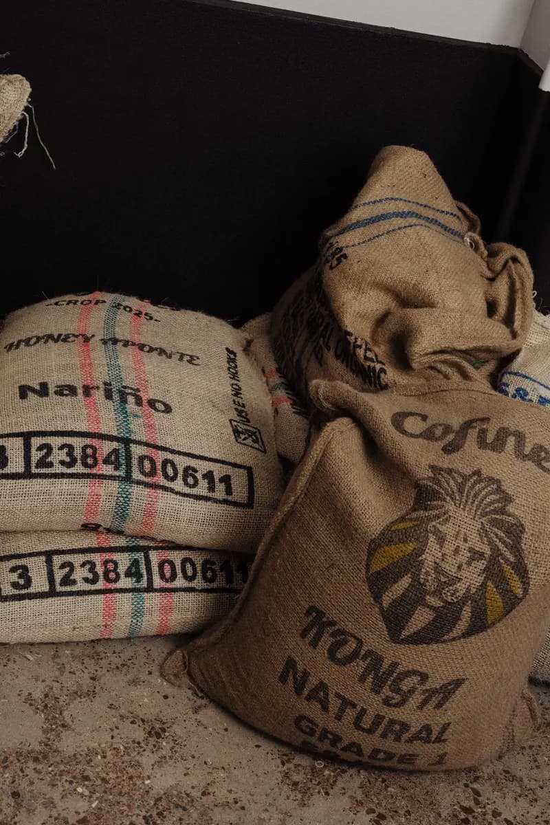 Origin burlap sacks from Narino and Konga